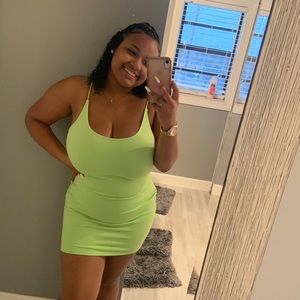 Green mini dress, ONLY WORN ONCE